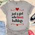 Just a girl who loves bulldogs - V5 - Lovely Cute T-Shirt